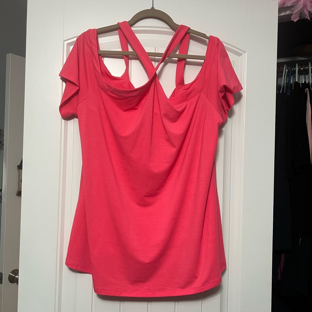 Torrid Pink Strappy Top 4